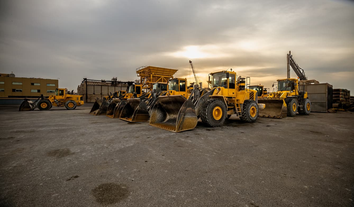 Maskinpark fra Hellestad Maskin